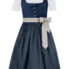 Kinder Dirndl blau Samt Caroline 015896 ~ 104