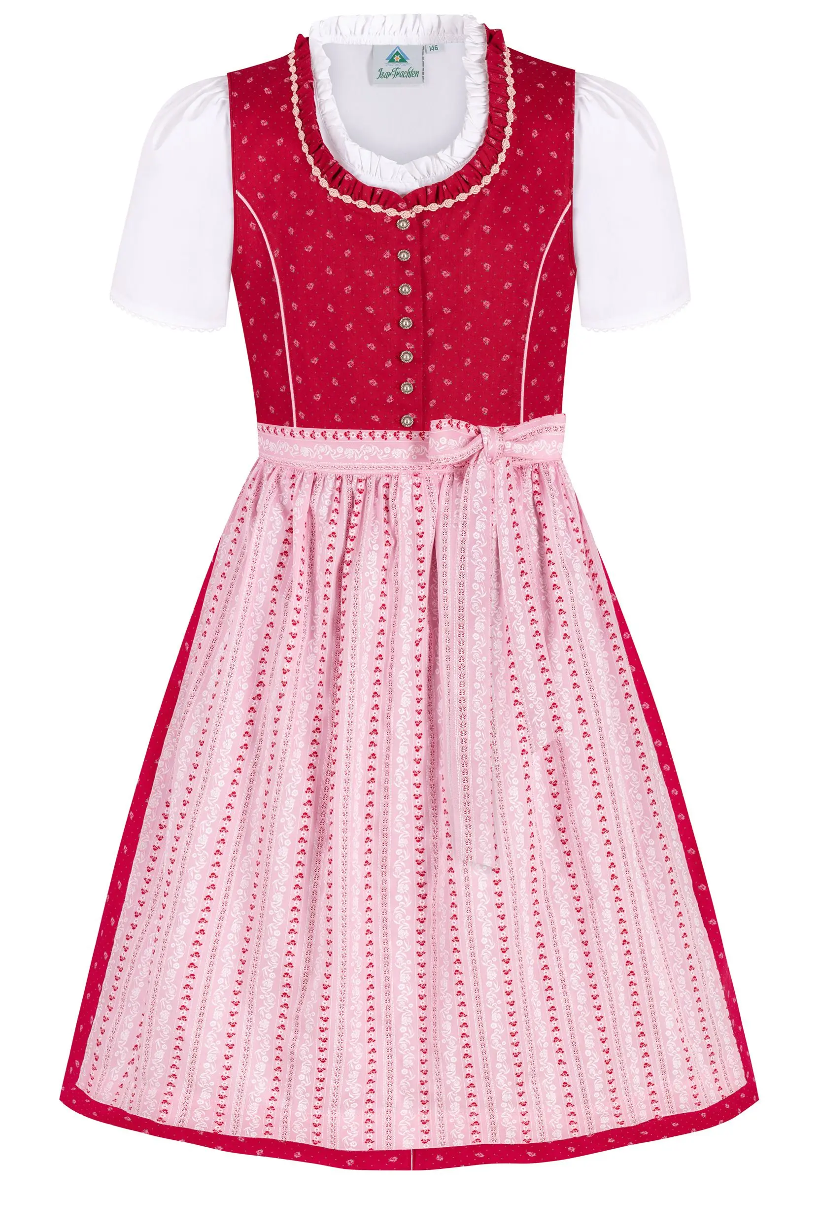 Kinderdirndl CONNY ~ 92 ~ rot