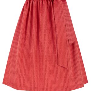 Dirndlschürze LINA (70 cm) ~ rot ~ XS
