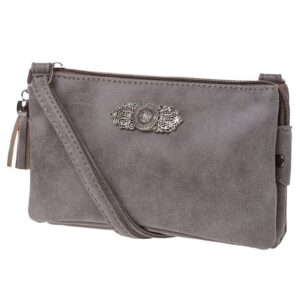 Dirndltasche Sophie mit Ornament 008413 ~ grau