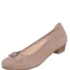 Pumps taupe mit Schnalle Marisa 011190 ~ 37