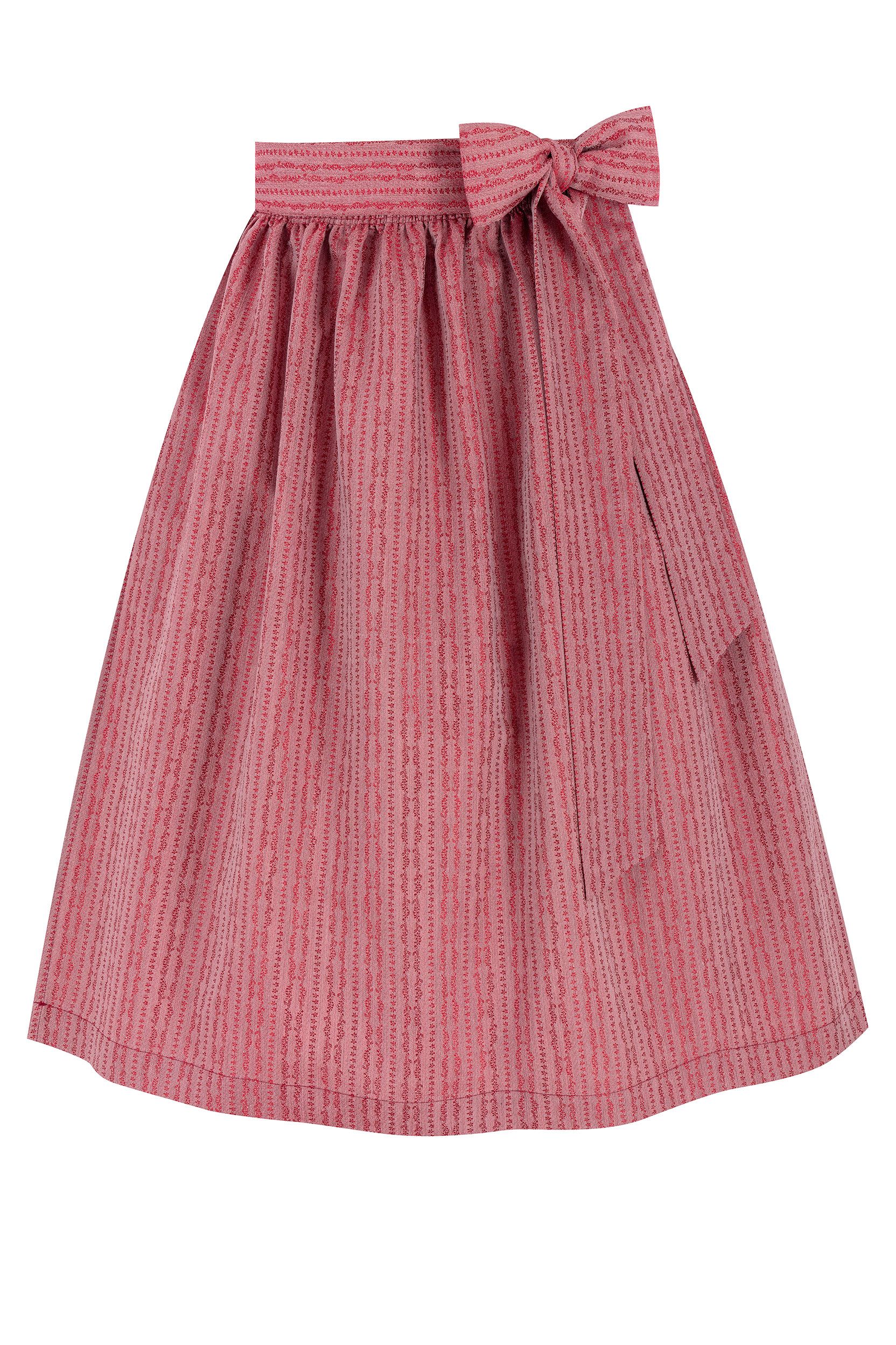 Dirndlschürze MONA (70 cm) ~ rot ~ XS