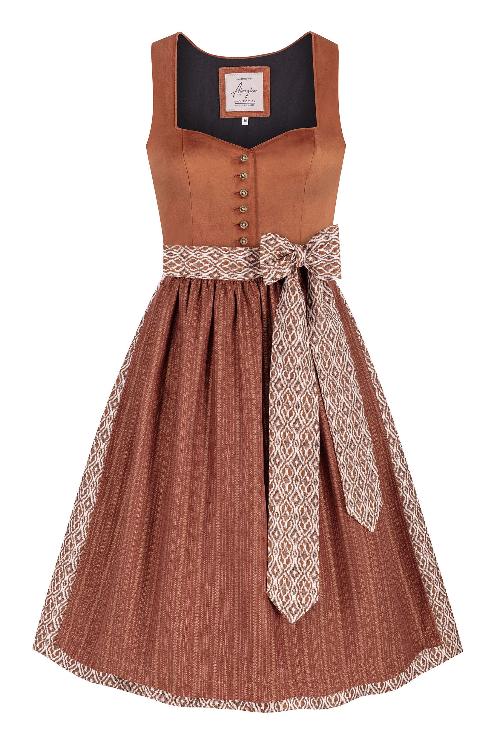 Dirndl VALERIE (70 cm) ~ rost ~ 46