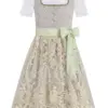 Kinder Dirndl grau gold 013785 ~ 104
