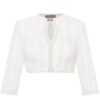 Dirndlbluse Spitze creme Nadine 013999 ~ 30