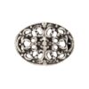 Schürzenschließe oval altsilber ~ altsilber