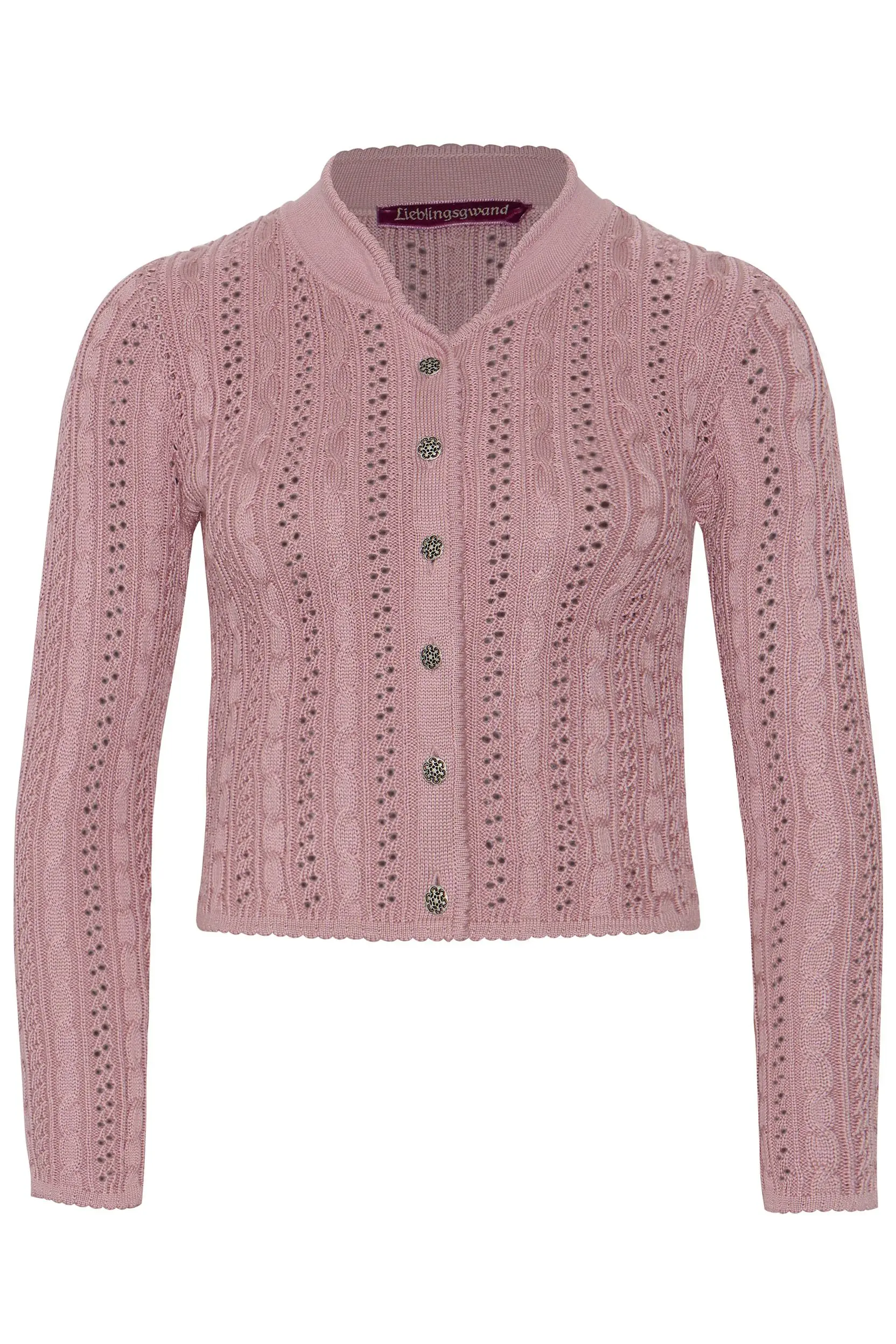 Trachten Strickjacke altrosa Franzi 009531 ~ 34