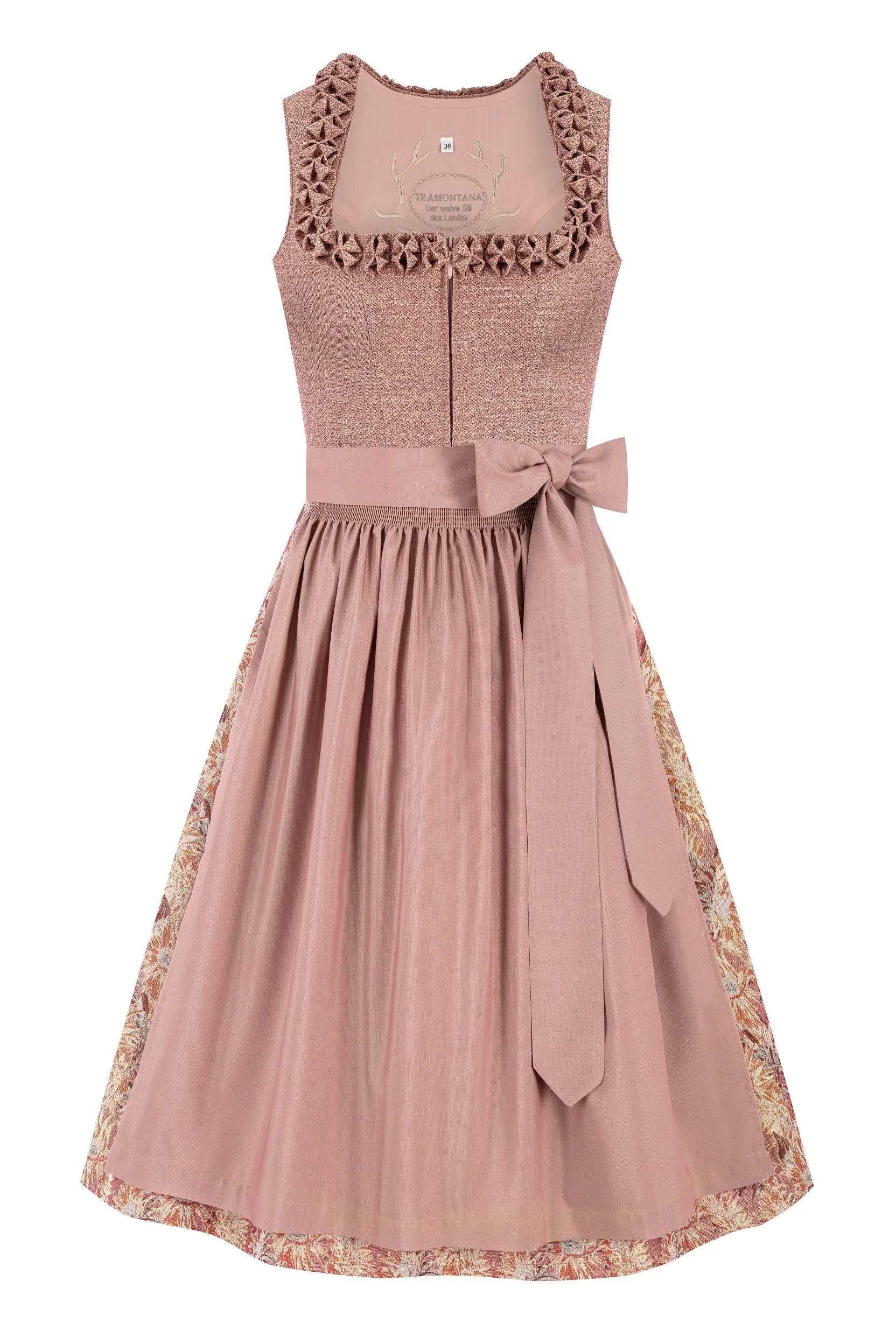 Dirndl TAMARA (70 cm) ~ altrosa ~ 34