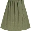 Dirndlschürze LINA (70 cm) ~ XL ~ oliv