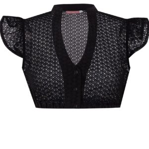 Dirndlbluse FRANZI ~ schwarz ~ 30