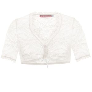 Dirndlbluse Spitze creme Stretch Marlen 015175 ~ 34