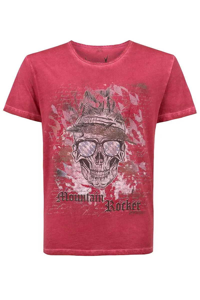 Trachtenshirt rot Hektor 011094 ~ S