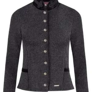 Trachten Strickjacke anthrazit Magdalena 013808 ~ 40