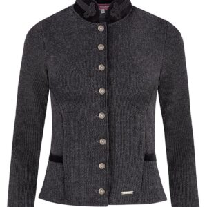 Trachten Strickjacke anthrazit Magdalena 013808 ~ 40