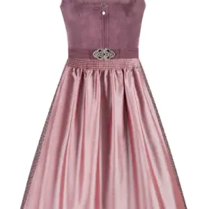 Midi Dirndl 70 cm mauve altrosa Samt Pascal 015079 ~ 40
