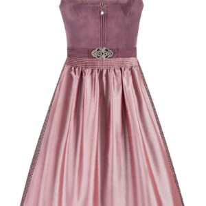 Midi Dirndl 70 cm mauve altrosa Samt Pascal 015079 ~ 40