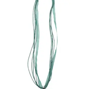Collier mit Edelweissanhänger 000157 ~ dunkelgrün