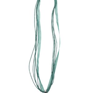 Collier mit Edelweissanhänger 000157 ~ dunkelgrün