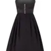 Dirndl lang 85 cm Gastro schwarz Nicki ~ 36