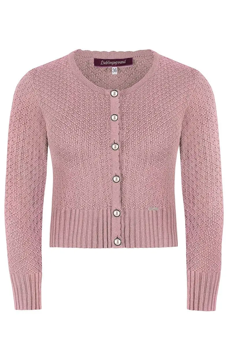 Trachten Strickjacke altrosa Marlene 014631 ~ 34