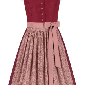 Kinderdirndl ROSALIE ~ 104 ~ dunkelrot