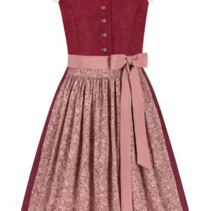 Kinderdirndl ROSALIE ~ 104 ~ dunkelrot