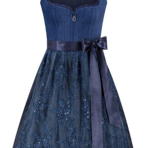 Dirndl SOPHIE (60 cm) ~ dunkelblau ~ 42