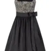 Dirndl HOHENLINDEN (65 cm) ~ 40 ~ schwarz