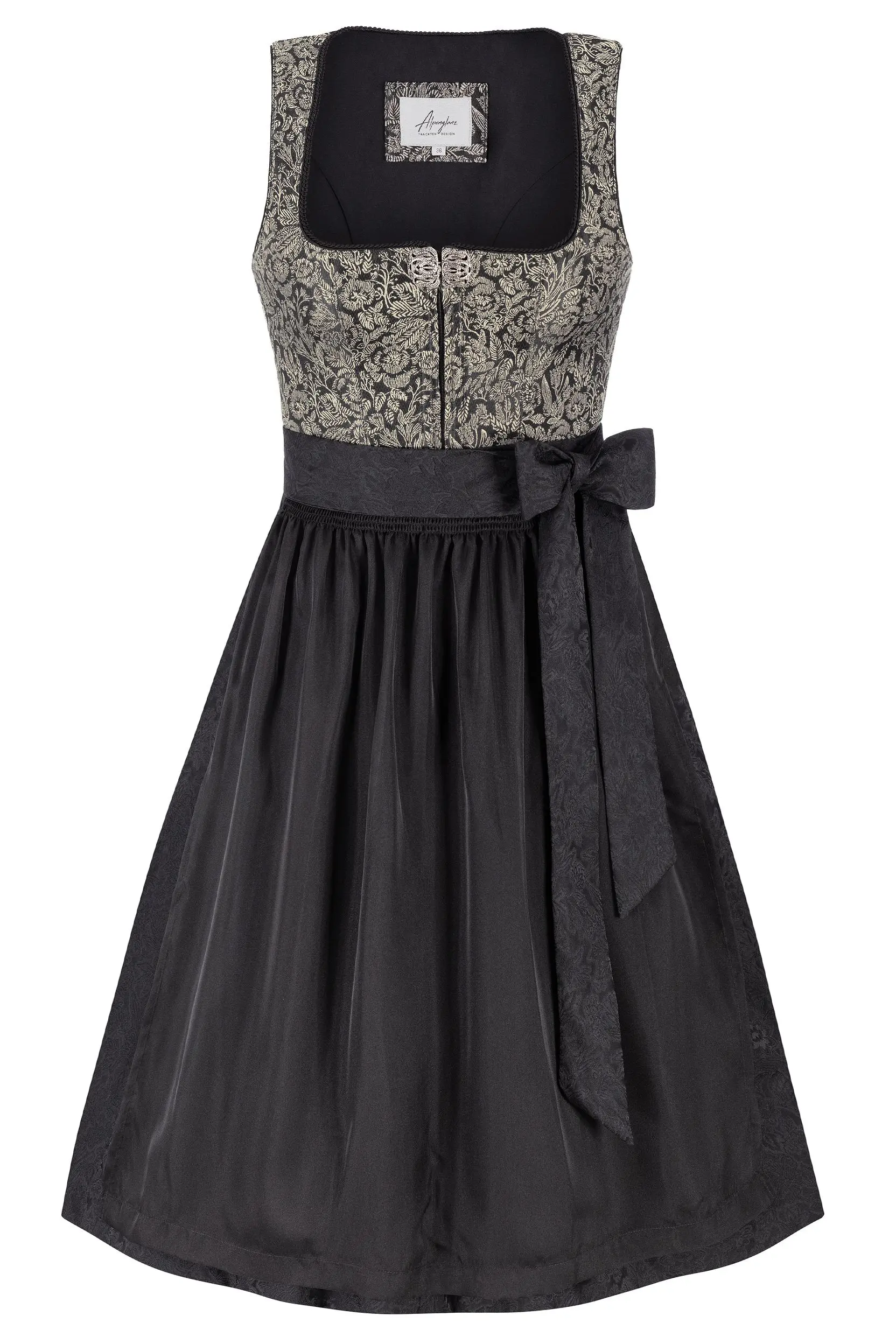 Dirndl HOHENLINDEN (65 cm) ~ 36 ~ schwarz