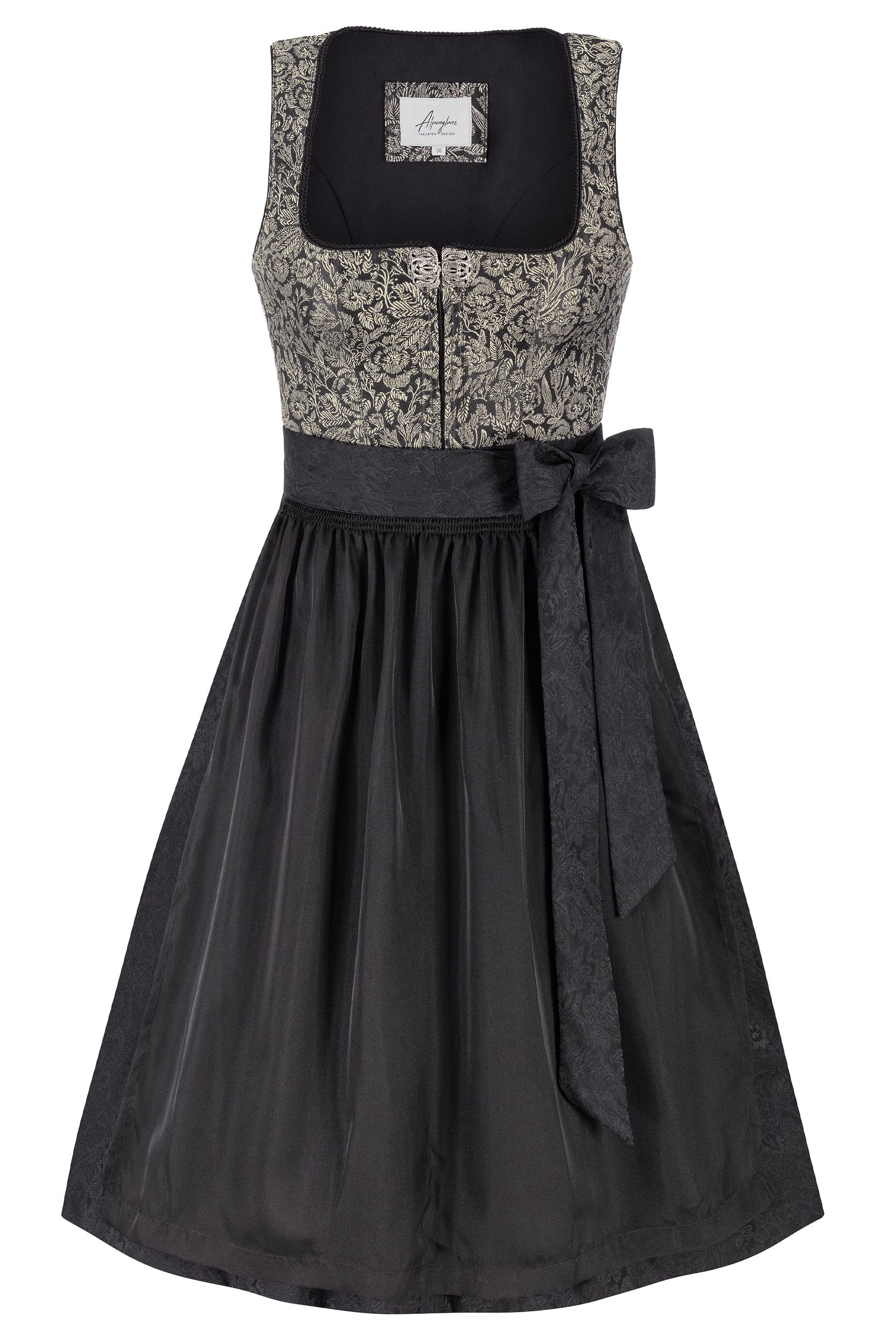 Dirndl HOHENLINDEN (65 cm) ~ 40 ~ schwarz