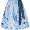 Dirndlschürze DANIELLE (65 cm) ~ S ~ blau