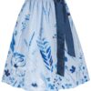 Dirndlschürze DANIELLE (65 cm) ~ M ~ blau