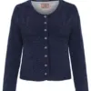 Trachten Strickjacke dunkelblau Franziska 014419 ~ 32