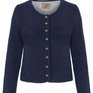 Trachten Strickjacke dunkelblau Franziska 014419 ~ 32