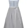 Dirndl ORNBAU (65 cm) ~ 46 ~ hellblau-grau