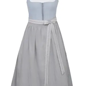 Dirndl ORNBAU (65 cm) ~ 46 ~ hellblau-grau