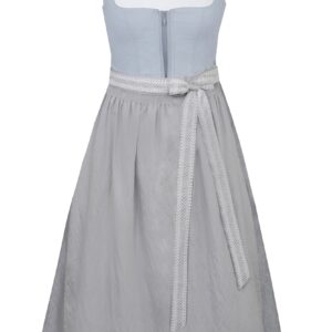 Dirndl ORNBAU (65 cm) ~ 46 ~ hellblau-grau