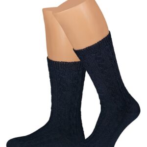 Trachtensocken kurz dunkelblau Merinowolle 005530 ~ 48-49