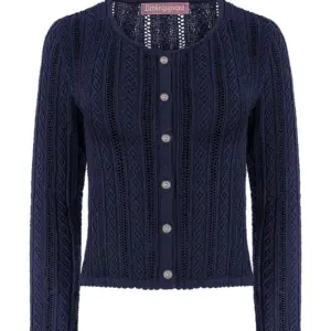 Trachten Strickjacke dunkelblau Lisa 015297 ~ 40