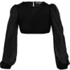 Dirndlbluse BÖHEN ~ 32 ~ schwarz