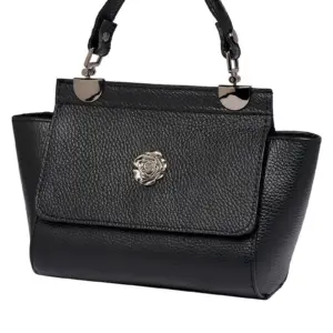 Trachtentasche schwarz Retro Nappaleder 014984 ~ schwarz