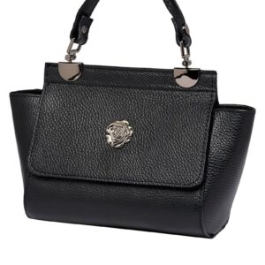 Trachtentasche schwarz Retro Nappaleder 014984 ~ schwarz