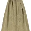 Dirndlschürze mit Rankenmuster (90 cm) ~ XL ~ oliv