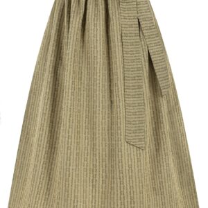 Dirndlschürze mit Rankenmuster (90 cm) ~ XL ~ oliv