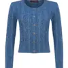 Trachten Strickjacke blau Lisa 002816 ~ 32