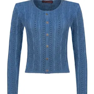 Trachten Strickjacke blau Lisa 002816 ~ 32