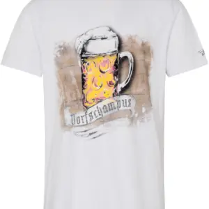 Trachtenshirt DORFSCHAMPUS ~ S ~ weiß
