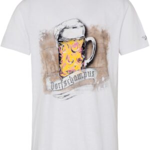 Trachtenshirt DORFSCHAMPUS ~ S ~ weiß