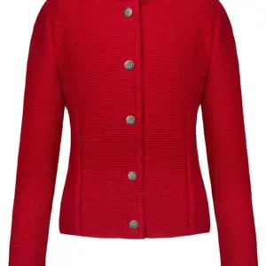 Kinder Trachten Strickjacke rot 140050 ~ 80