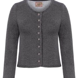 Trachten Strickjacke grau Franziska 014420 ~ 30